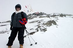  Renata na szczycie Mustagh Aty 7546 m.