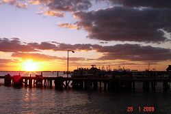 <p>Isla Mucheres. Zachód słońca.</p> dsc05372