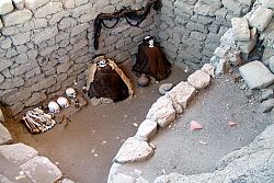  Nazca. Cmentarzysko kultury Nazca.