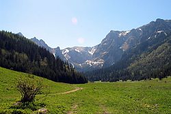W drodze na Giewont 1894 m n.p.m Dolina Małej Łąki