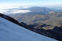  Widok ze zboczy Chimborazo.
