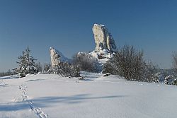 Zima - 20 stopni ... Wysoka - Skałki Rzędkowickie