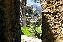 Średniowieczna, arabska twierdza Sintra
